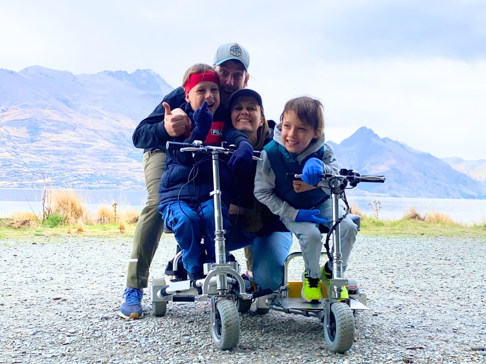 Tim, Jess and their two boys